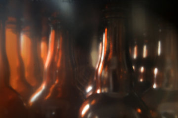 Bierflaschen in der "Brasserie de Bellevaux" bei Malmedy, B