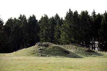 Gesprengte Bunker westlich von Hillesheim