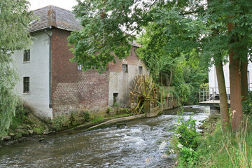 Wassermühle an der Wurm bei Rimburg (D) 