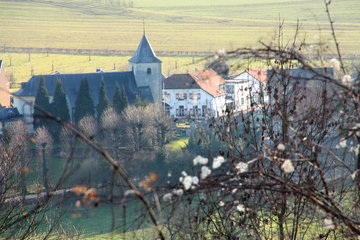 Ausblick vom Schutzgebiet Genhoes, Geultal bei Oud-Valkenburg