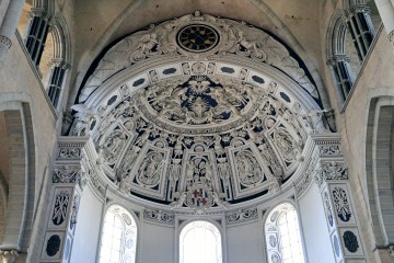Barocke Stuckarbeiten des Gewölbes des Westchors, Trierer Dom