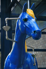 blaues Pferd im TPH, Herzogenrath