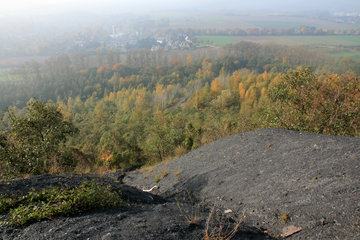 Blick von der Aussichtsterrasse der Bergehalde Adolf, Herzogenrat Merkstein