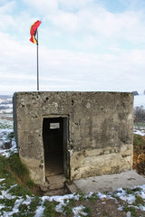 Bunker der vorgeschobenen Stellung Beusdael bei Sippenaeken, Belgien