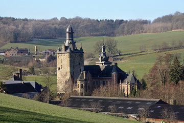 Château de Beusdael, westlich von Sippenaeken in Belgien