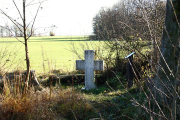 Das "Heckkreuz" auf der Moorroute bei Simmerath