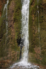Der Dreimühlen-Wasserfall in der Kalkeifel