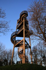 DerKrawutschke-Turm auf dem Burgberg bei Bergstein