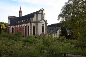 Die barocke Abteikirche des Klosters Himmerod