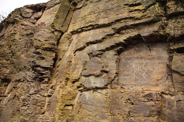 Die Heimansgroeve, ein geologisches Monument im Geultal
