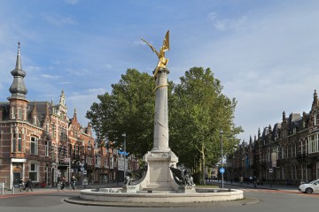 Drachenbrunnen (Drakenfontein) in der Stationsplein, Hertogenbosch
