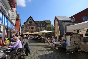 Europamarkt in der Aachener Altstadt