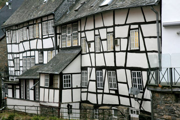 Fachwerkhäuser in Monschau, Rureifel