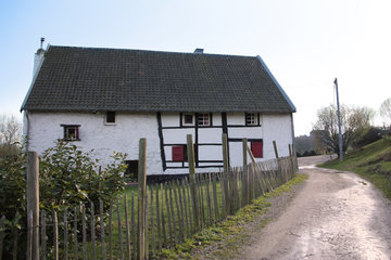 Fachwerkhaus bei Sippenaeken, Geultal, Belgien
