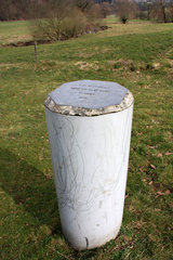 Gedenkstein zur Erinnerung an die Mine von Bleyberg, Göhltal bei Plombières
