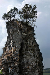 Gewitterstimmung auf dem  Auberg, Naturschutzgebiet Gerolsteiner Dolomiten
