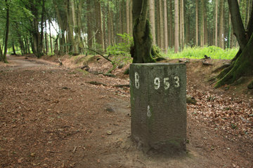 Grenzstein 953 bei der Aachener Landwehr, Grenzübergang Aachen-Köpfchen