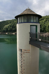Grundablassturm, Urfttalsperre im Nationalpark Eifel