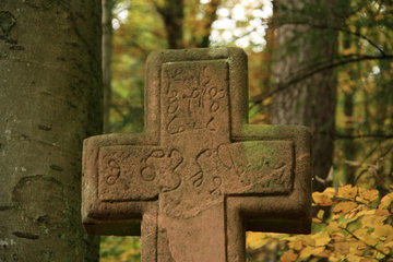 Inschrift des Bucheckerkreuzes südlich von Zemmer