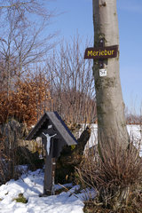 "Merjebur" mit Wegekreuz, nordwestlich von Eicherscheid