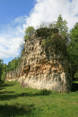 Naturschutzgebiet in der Mergelgrube ´t Rooth in Südlimburg
