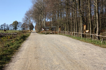 Parkplatz mit Zugang zum Todtenbruch bei Hürtgenwald