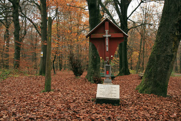 Pilgerkreuz am Moresneter Weg, Jakobsweg