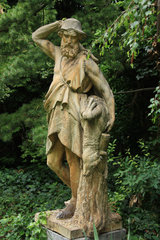 Statue im Garten des Deutsch-Französischen Kulturinstituts in Aachen