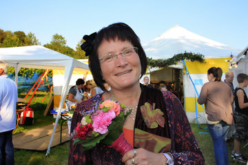 Weinkönigin Miranda Severijns, Weinfest in Wahlwiller, Südlimburg 2011