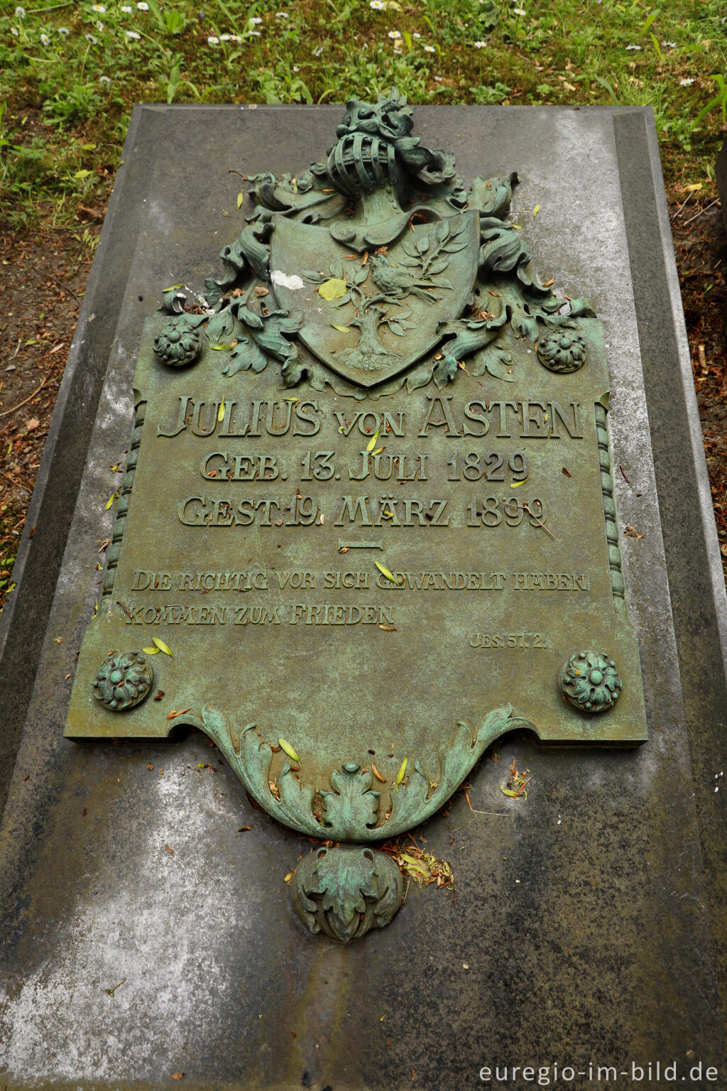 Detailansicht von Auf dem Kupfermeisterfriedhof von Stolberg