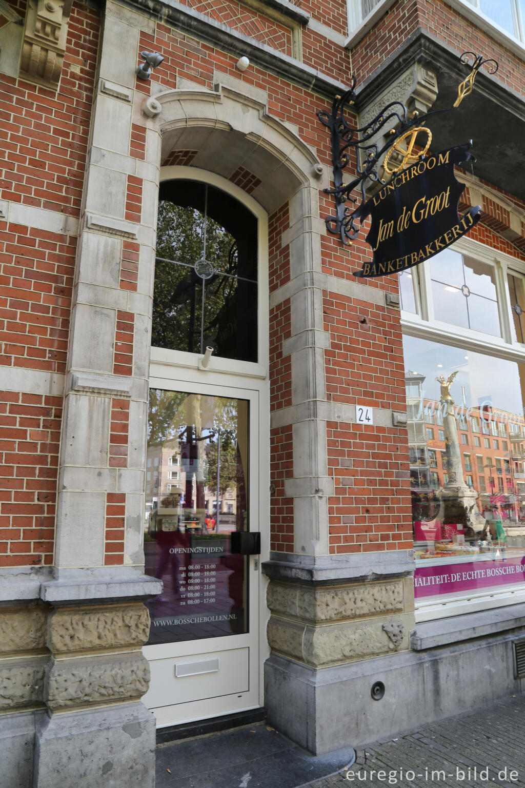 Detailansicht von Banketbakkerij (Konditorei) Jan de Groot in Hertogenbosch