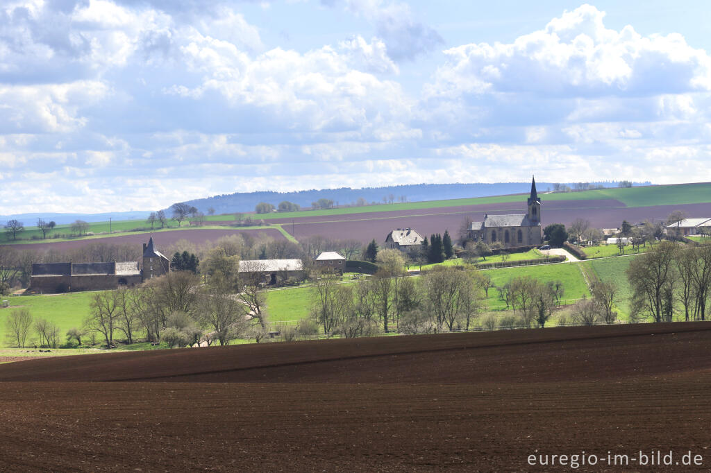 Detailansicht von Blick vom Bürvenicher Berg auf die Ortschaft Berg
