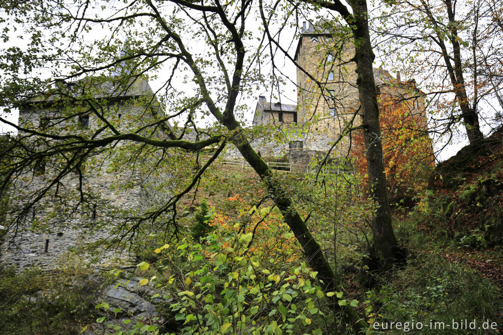 Detailansicht von Burg Reinhardstein (Château de Reinhardstein) 