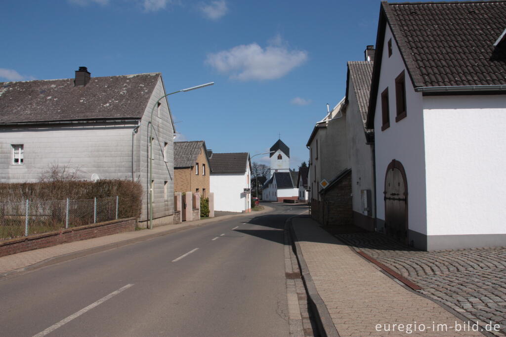 Detailansicht von Die Hauptstraße in Ripsdorf, Gemeinde Blankenheim