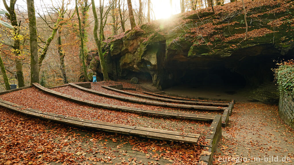 Detailansicht von Die Huel Lee und das Amphitheater