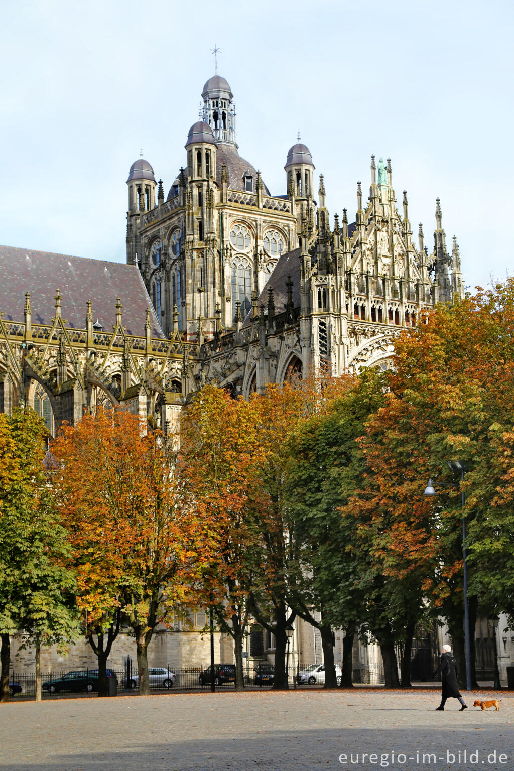 Detailansicht von Die St.-Johannes-Kathedrale (Sint Janskathedraal) in Hertogenbosch