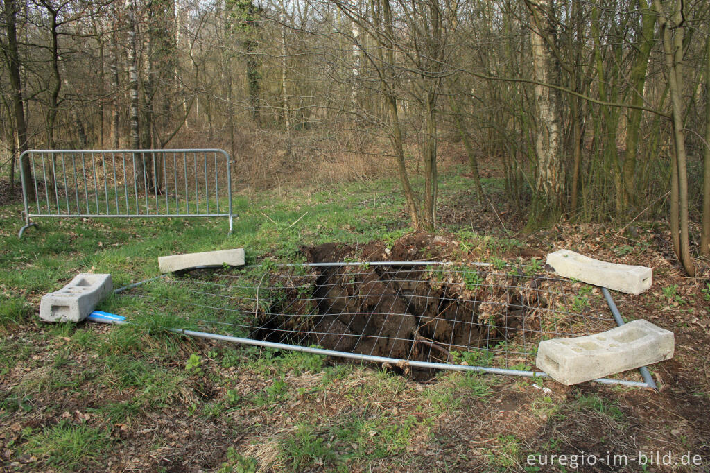 Detailansicht von Eingestürzter Schacht bei Plombières (2012)