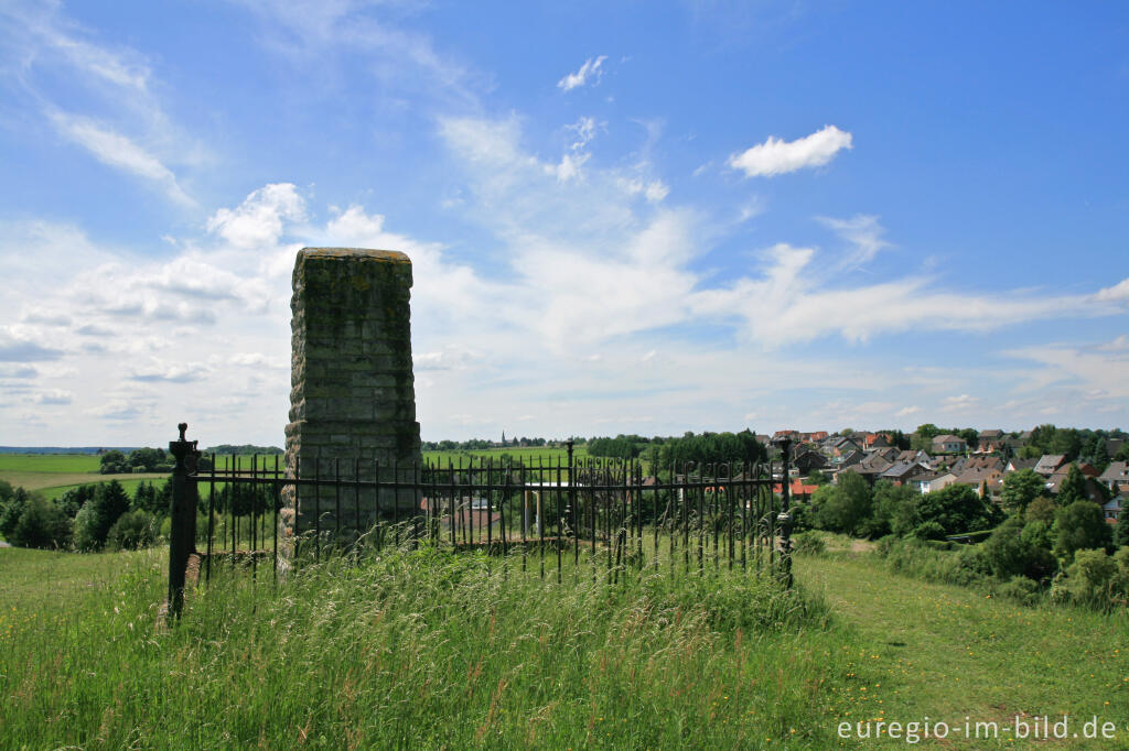 Detailansicht von Gipfel des Schlangenbergs mit Breinigerheide, Nordeifel