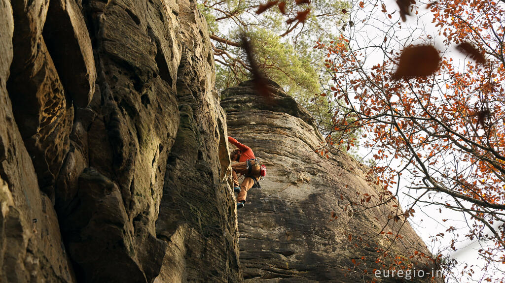 Detailansicht von Kettergebiet Berdorf Wanterbach, Müllerthal