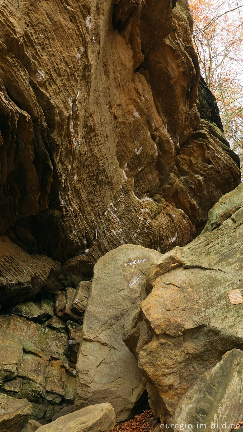 Detailansicht von Kettergebiet Berdorf Wanterbach, Müllerthal