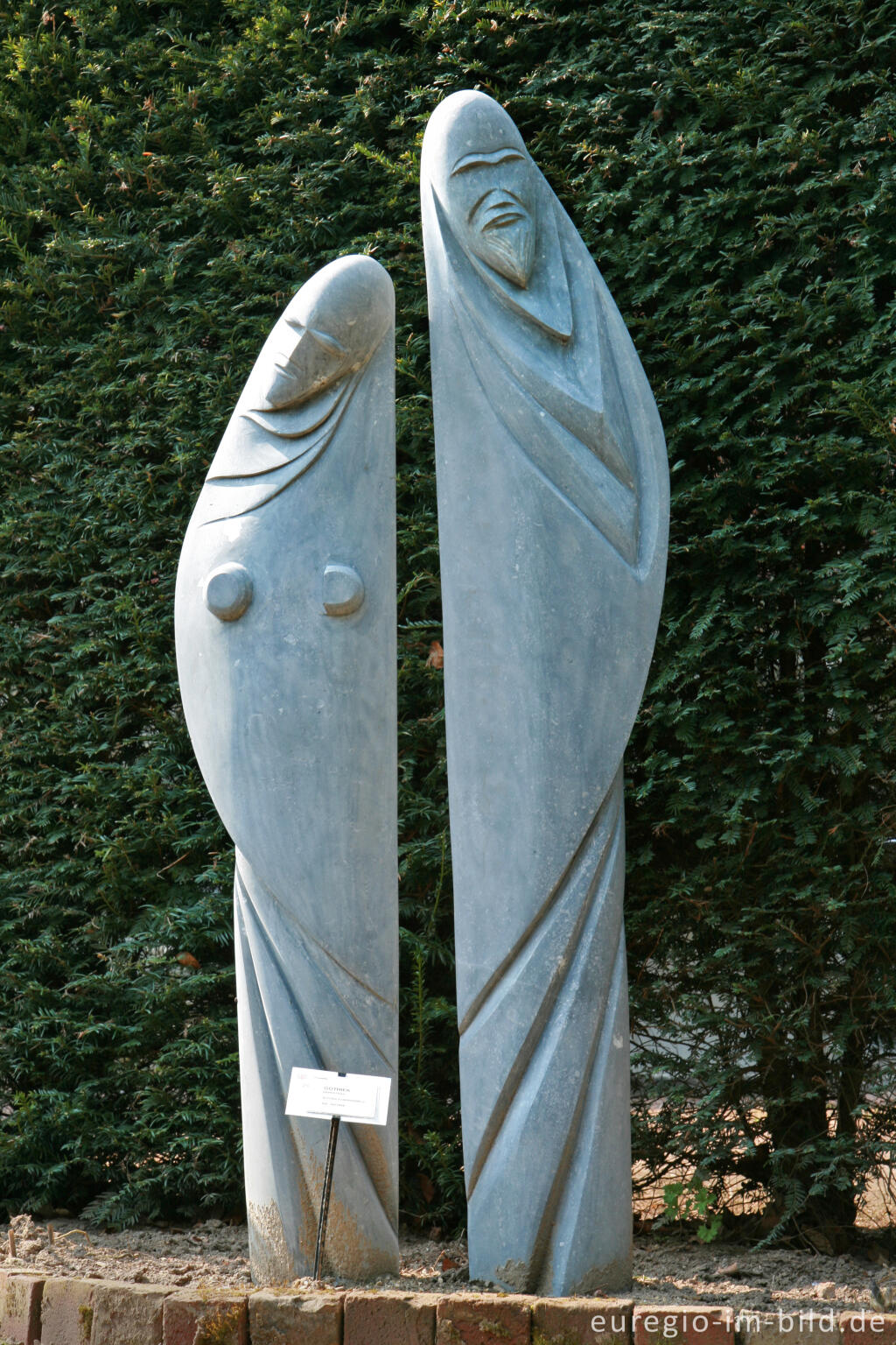 Detailansicht von Kunst im Botanischen Garten, Kerkrade