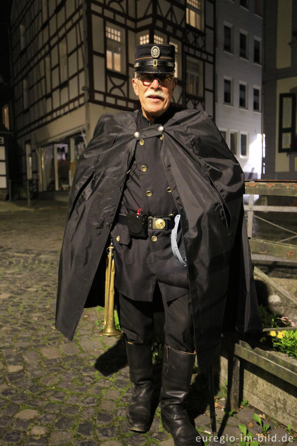 Detailansicht von Nachtwächterfühtung in Monschau