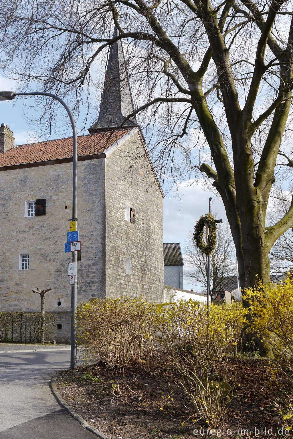Detailansicht von Orsbacher Burg, Aachen-Orsbach
