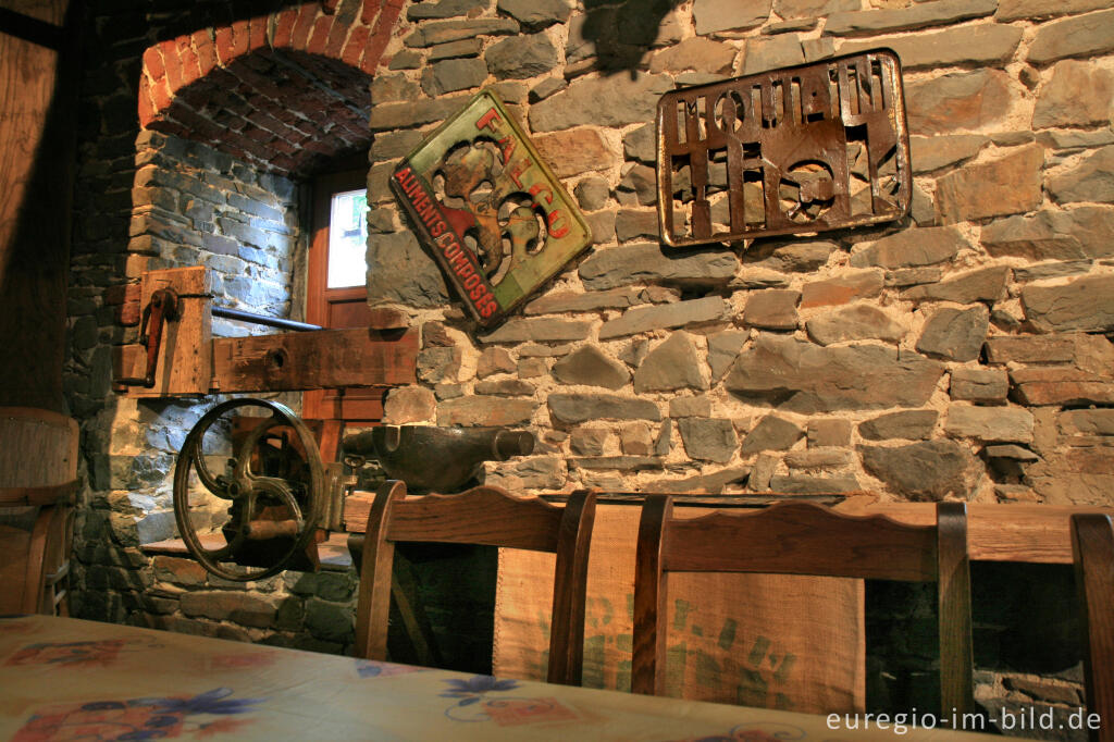 Detailansicht von Val Dieu, historische Mühle
