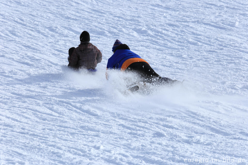 Detailansicht von Wintersportgebiet "Weißer Stein" bei Hellenthal-Udenbreth