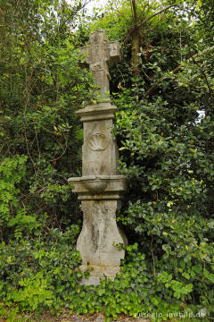 Das Pestkreuz auf dem ehemaligen Friedhof von St. Lucia in Stolberg
