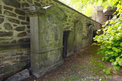 Friedhofsmauer des Kupfermeisterfriedhofs von Stolberg