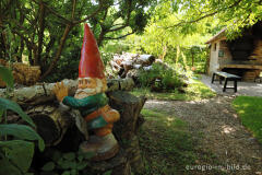Gartenzwerg im Schlossgarten von Oud-Valkenburg
