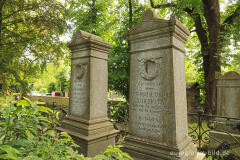 Grabsteine auf dem Kupfermeisterfriedhof in Stolberg