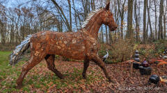 Handwerkskunst auf dem Weihnachtsmarkt bei Schloss Merode